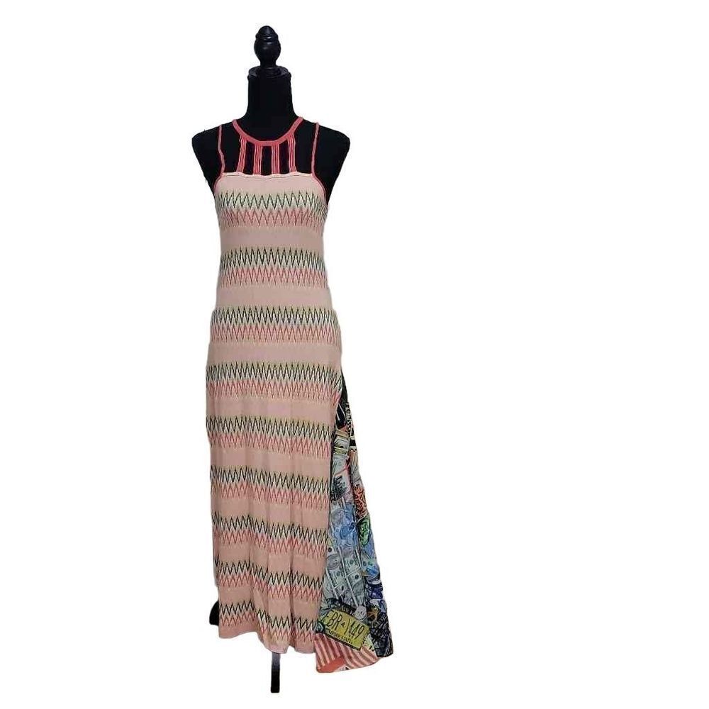 Aratta Silent Journey Strappy Multimedia Maxi Dress